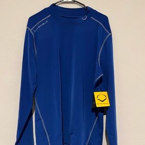 Evoshield Blue Sweatshift Long Sleeve